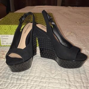 Black wedge shoes size 6.5. Super cute
